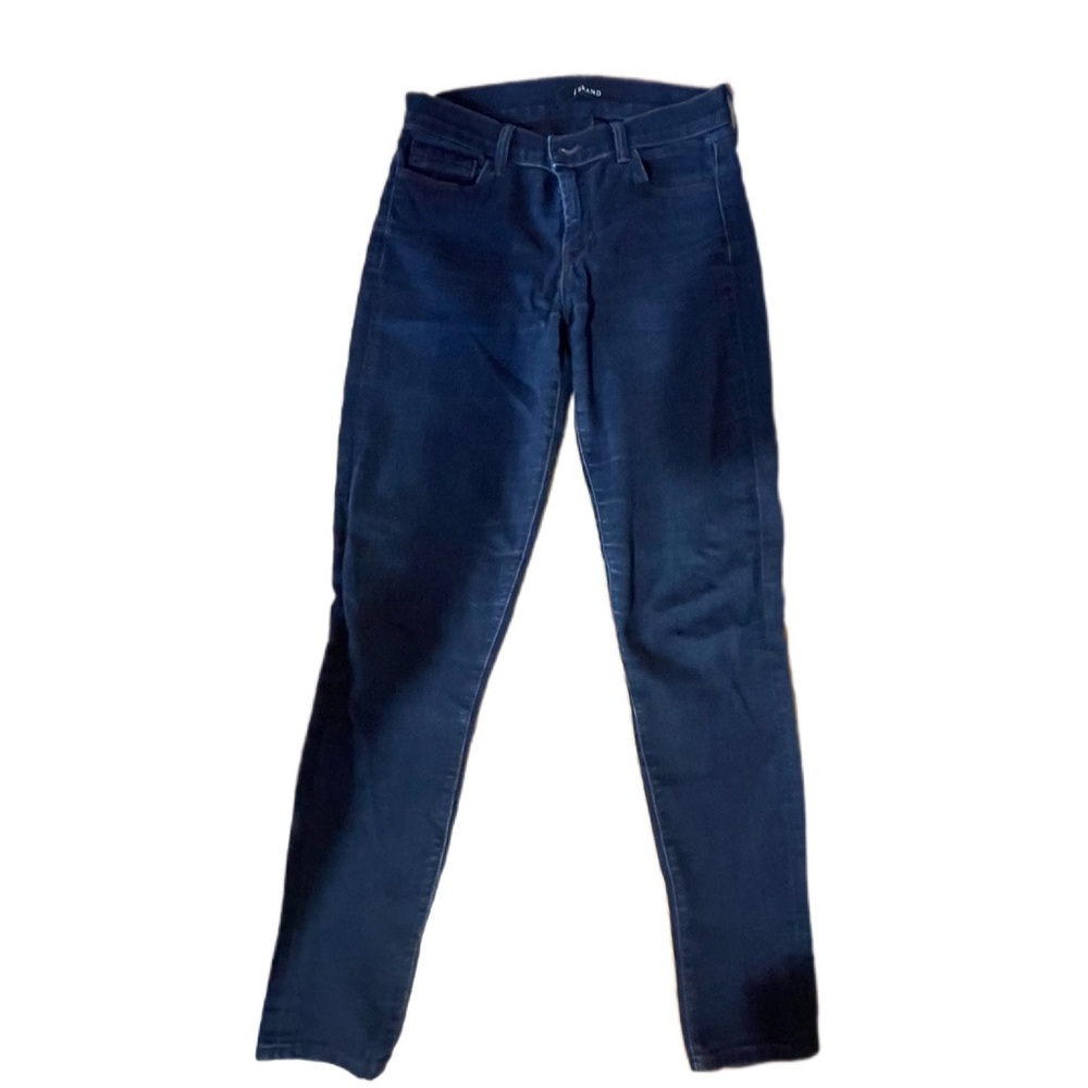 J Brand #811-t289 Skinny Leg Mid-rise Ankle Jeans Ink